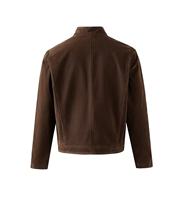 Veste de rue réversible pour homme en velours côtelé, coupe décontractée, style rétro, coupe-vent, respirante, col rabattable, idéale pour l'hiver