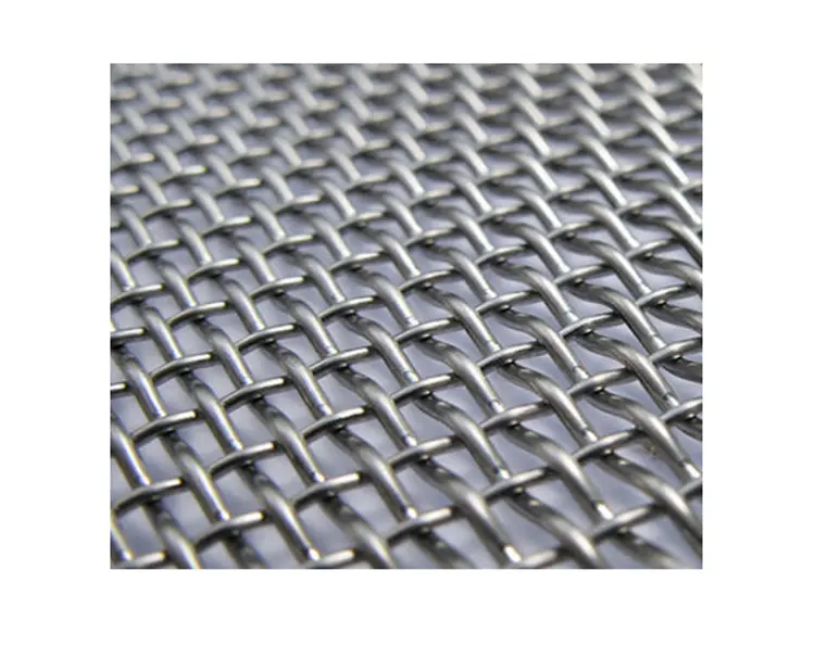 Pantalla de filtro de malla de alambre de acero inoxidable tejido liso
