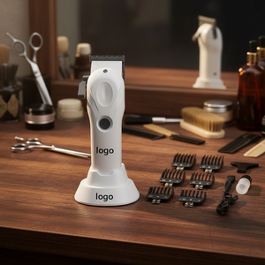 เครื่องตัดผมระดับมืออาชีพ 8000 รอบต่อนาที พร้อมแบตเตอรี่ความจุสูง 4500 มิลลิแอม<span class=keywords><strong>ป</strong></span>์ กันน้ำ และควบคุมผ่านแอปพลิเคชัน สำหรับร้าน<span class=keywords><strong>ตัดผม</strong></span> - Product Image 1