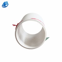 Tuyau de drainage perforé en PVC double paroi ondulé pour la collecte des eaux souterraines