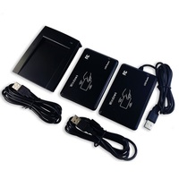 Lector RFID USB de 125Khz y 13.56Mhz, Lector de Tarjetas Inteligentes USB sin Controlador, Dispositivo Emisor de Tarjetas, Sistema de Control de Acceso, Lector de Escritorio