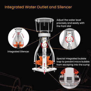 جهاز فصل البروتين المرجاني البلاستيكي من سلسلة SK، صامت بمدخلين، فاصل بروتين مرجاني للسالينات، 110-240 فولت، 500 لتر، مستطيل الشكل - Product Image 5