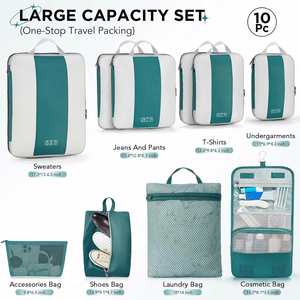 10 Sets of Compression Storage <b>Bags</b>, Travel Essentials, Compressible Expansion <b>Bags</b> for Organizing Clothes - Product Image 2