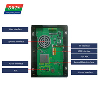 DWIN HMI Pantalla de 7 pulgadas con carcasa 800x480 Uart Panel LCD táctil Módulo inteligente TFT LCD RS232 RS485 Modbus para la industria