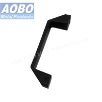 AOBO Boîte à outils en alliage d'aluminium en plastique Poignée en forme de U en nylon pour verrouillage de porte d'armoire réglable