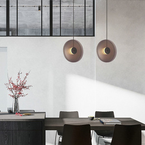 Postmodern Nordic Creative Glass Art Pendant Lamp Designer Lamp for Bedroom Living Room <b>Dining</b> Room Entryway Available Middle - Product Image 3