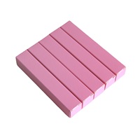 Boîte d'emballage de luxe rectangulaire rose pour mini gloss à lèvres, avec logo personnalisé, pour cosmétiques classiques, pinceaux et tubes de gloss.