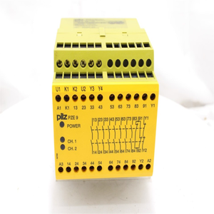 Реле безопасности PLC 774150 PZE 9, 24В, двухканальное, 8 нормально открытых + 1 нормально закрытый, для промышленной автоматизации, программируемый контроллер - Product Image 1