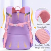 La Chine Bookbag fabricant sac à dos scolaire personnalisé étanche chinois violet cartable pour enfants