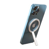 Suporte universal de celular com ventosa magnética, suporte ajustável de liga de alumínio para celular com rotação de 360