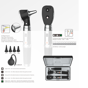Kit de Oftalmoscopio y Otoscopio Veterinario, Instrumentos Dentales Reutilizables para el Diagnóstico de la Salud Animal - Product Image 5