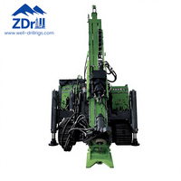Foreuse hydraulique complète sur chenilles ZDC1500 pour forage de carottage en fil de fer, idéale pour les couches complexes en montagne