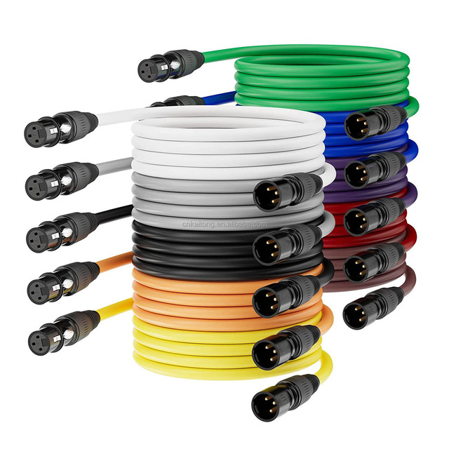 Patch Cable 3 Pin Male Female Xlr Cable Microphone Guitar Audio 7 Pin 12 P Xlr Cable High Quality Profecional Male to Female