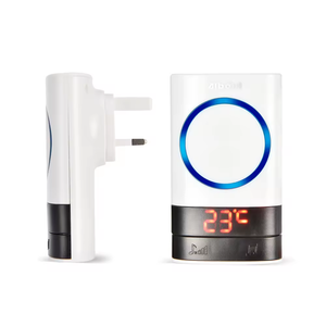 Aiben Q189189-WW blanc <span class=keywords><strong>2</strong></span> récepteurs 1 :transimtter sonnette sans fil 1000ft longue portée sonnette de porte <span class=keywords><strong>carillon</strong></span> étanche sonnette - Product Image 5