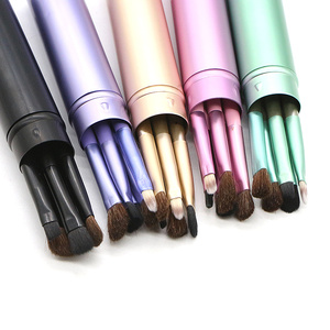 5pcs du lịch xách tay <span class=keywords><strong>mini</strong></span> trang điểm mắt bàn chải thiết lập để áp dụng Eyeshadow Bút kẻ mắt bàn chải lông mày Lip ống đặt chuyên nghiệp sơn bàn Chải - Product Image 6