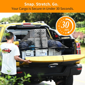 Red de Carga Tenghui DT de Material PP de Alta Resistencia y Elasticidad para Camionetas y SUVs |   Almacenamiento Diario para Autos Extensible de 4x4 Pies y 7x7 Pies - Product Image 6