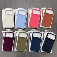 Étui magnétique en silicone liquide officiel 1:1 pour iPhone 18 Pro Max 18 Pro, avec bouton de caméra original, coque de téléphone