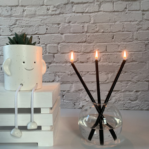 Vela de acero de lujo creativa de bajo <span class=keywords><strong>precio</strong></span>, nunca se derrite, mechas sin humo, lámpara de aceite, vela líquida eterna - Product Image 1