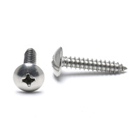 Vis autotaraudeuses à tête plate large en acier inoxydable et acier au carbone DIN 7981, vis autotaraudeuses à tête cruciforme Pan Phillips