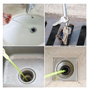 Outil de préhension flexible avec 4 griffes et <span class=keywords><strong>tuyau</strong></span> pliable pour le débouchage des drains, des toilettes, des éviers de cuisine à domicile - Product Image 5