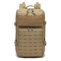Sac à dos tactique imperméable 45L 900D Oxford avec cadre interne, système Molle, sangles réglables, pour le sport, la randonnée, la chasse, le camping