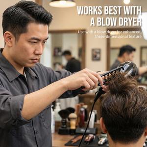 Peigne de massage en plastique en forme de <span class=keywords><strong>V</strong></span> prêt à être expédié, grande taille, pour hommes, pour les racines des cheveux, peigne moelleux, logo personnalisé, pince à frange, peigne de coiffure - Product Image 5