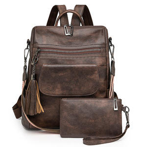<span class=keywords><strong>Sac</strong></span> <span class=keywords><strong>à</strong></span> <span class=keywords><strong>dos</strong></span> <span class=keywords><strong>carré</strong></span> tendance rétro <span class=keywords><strong>à</strong></span> imprimé léopard pour <span class=keywords><strong>femme</strong></span>, imperméable, 20-35L, <span class=keywords><strong>dos</strong></span> ergonomique, décontracté, doublure en polyester PU - Product Image 4