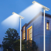 Lampu Jalan LED Tenaga Surya Terintegrasi All in One dengan Baterai LiFePO4, Pengontrol MPPT, Tahan Air IP65, Catu Daya AC