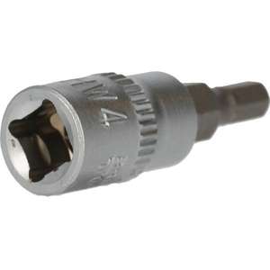BRILLIANT TOOLS - BT020825 1/4 ''hexagonal bit socket - EAN 4042146775035 HAND SOCKETS 1/4" - Product Image 3