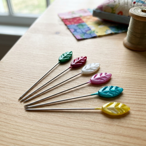 AA0072 Bead <b>Pins</b> Leaf style style | Head <b>Pins</b> Peach Heart | For Dressmaker, Craft, <b>Sewing</b> Project and DIY Decoration - Product Image 2