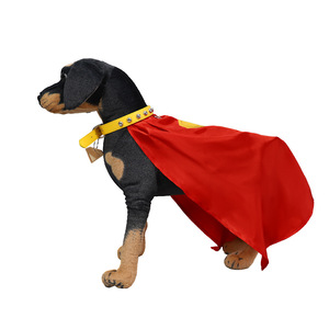Cape Superman pour chien en satin, costume réglable pour animaux de compagnie, tenue de cosplay pour chiens - Product Image 4