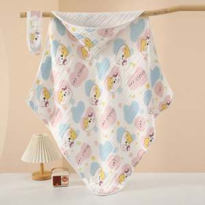 Toalla de Baño para Bebé con Diseño Adorable para Recién Nacidos, Bebés y Niños Pequeños, Manta con Capucha Súper Absorbente - Product Image 1