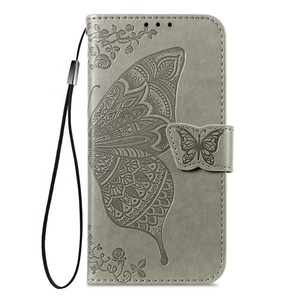 Funda Tipo Cartera para iPhone 18 17 Pro Max, con Tapa Abatible, Ranuras para Tarjetas, Diseño de Mariposa en Relieve, Cuero PU - Product Image 3