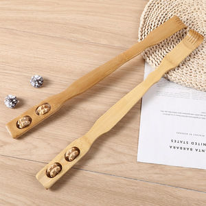 高品質で人気の高い木製竹製ロングハンドル背かき 木製ハンドバックスクラッチャー - Product Image 1