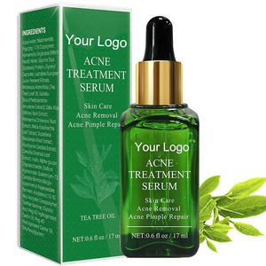 Özel etiket saf doğal çay ağacı yağı akne tedavisi yüz Serum glikolik asit laktik sivilce sökücü akne karanlık noktalar Serum - Product Image 1
