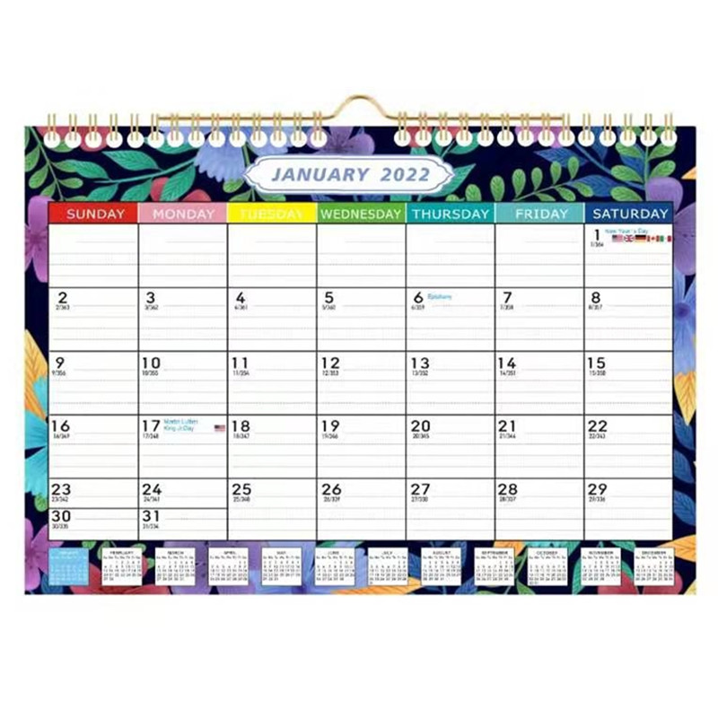 Настольный календарь OEM & ODM 2022-2023, Настольный/настенный календарь может использоваться на протяжении всего 2022 года, подарочная продукция на заказ, подарки на новоселье