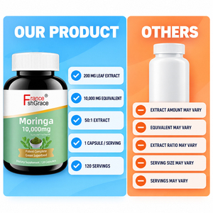 Suplemento de Moringa de Alta Potencia Shecome, Extracto de Hoja de Moringa para Energía, Vitalidad y Soporte Antioxidante, Cápsulas de Moringa - Product Image 5