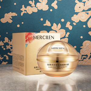 Crème de luxe Mercilen pour femme 50g, soin de la peau de qualité supérieure, hydratant, Cordyceps, Ganoderma, prix d'usine, ingrédient principal : squalane - Product Image 3