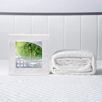 Protecteur de matelas en viscose de bambou AOSEN, doux et hypoallergénique, 3D Air, pour lit simple, double, queen, king, pour la maison, l'hôtel, le motel