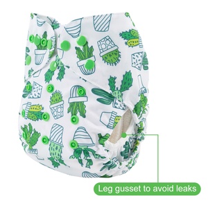 ALVABABY-Couvre-Couche <span class=keywords><strong>Lavable</strong></span>, Design de Mode, Réutilisable pour Bébé - Product Image 5