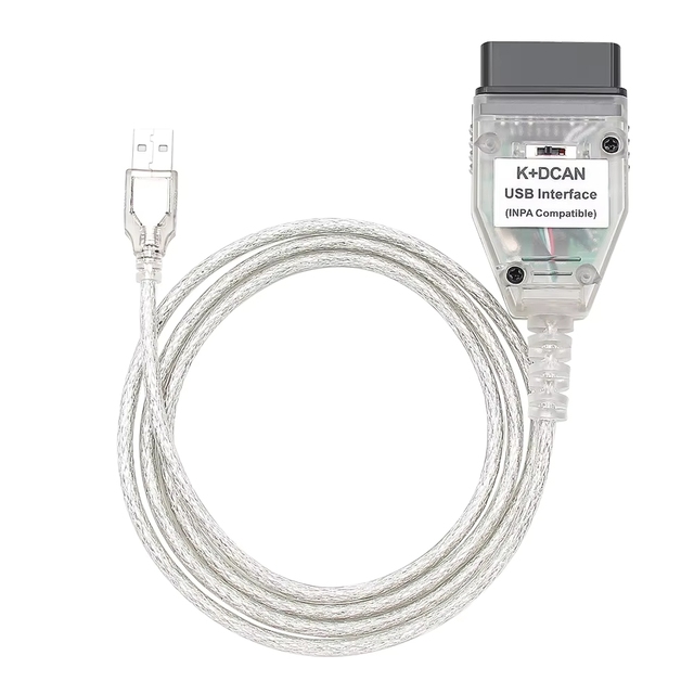 OBD2 Diagnostic FT232RL Chip K CAN DCAN USB Cable Code Reader Engine Analyzer with 1 Year Warranty for Cars