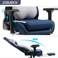 Grand et grand nouveau design Dowinx chaise de jeu en gros avec accoudoir 4D avec repose-pieds et massage