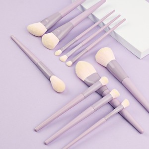 Pinceau <span class=keywords><strong>de</strong></span> maquillage à manche en bois, outils professionnels <span class=keywords><strong>de</strong></span> beauté pour cheveux doux, pinceau <span class=keywords><strong>de</strong></span> maquillage multifonctionnel pour poudre libre, lot <span class=keywords><strong>de</strong></span> 11, vente en gros - Product Image 2