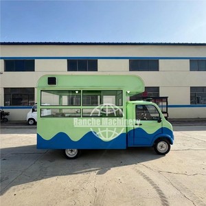 New <b>Electric</b> Food Truck Removable Ice Cream Hotdog Full Kitchen Stainless Steel Solar Panels 2 Years Warranty for Fast Food - Product Image 3