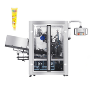 Machine d'étiquetage de roulement de papier de tambour automatique à grande vitesse moteur PLC d'entraînement électrique auto-adhésif pour tuyau de cartons de bouteilles