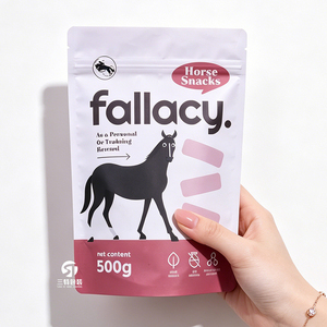 Premium Quality Pet Treat <b>Packaging</b> <b>Bag</b> Stand Up Zipper Pouch Custom Printing Aluminum Foil FDA Approved Material - Product Image 3