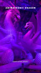 Modèle de dragon animatronique géant pour équipement de parc, spectacle d'amusement - Product Image 4