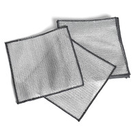 Chiffon à vaisselle argenté chaud torchon sans huile fil d'acier torchon comptoir de cuisine laver la vaisselle pot de lavage au lieu de fil d'acier