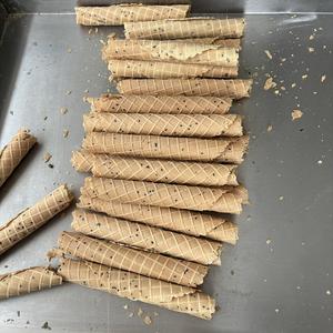 ロールワッフルクッキー機工場供給商用カスタマイズ可能自動ウエハー圧延機 - Product Image 5