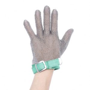 Gants en fil d'acier inoxydable à cinq doigts anti-perforation pour la manipulation des huîtres et des <span class=keywords><strong>fruits</strong></span> <span class=keywords><strong>de</strong></span> <span class=keywords><strong>mer</strong></span> - Product Image 2